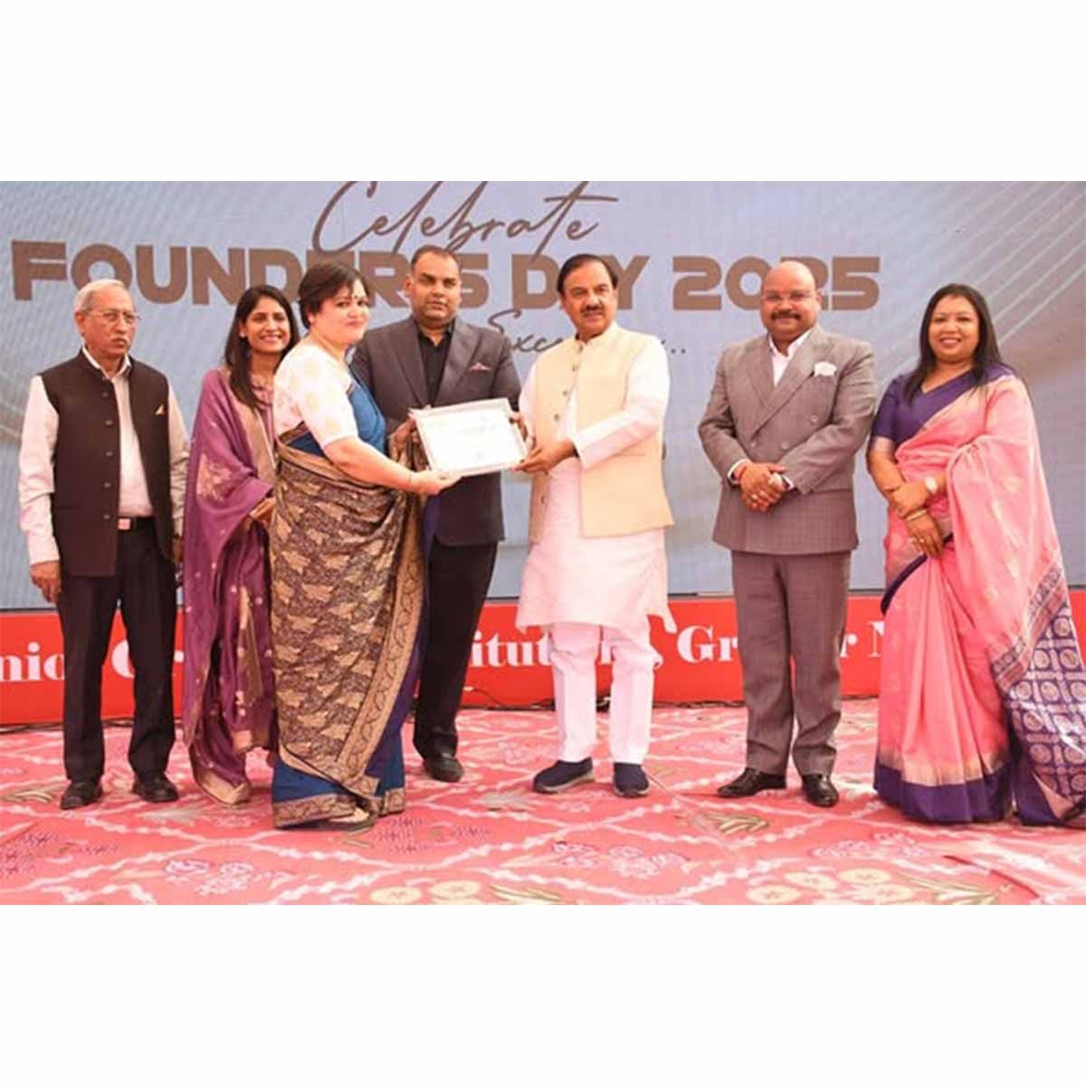 ग्रेटर नोएडा इंस्टिट्यूट ऑफ टेक्नोलॉजी (GNIOT) के स्थापना दिवस समारोह में सहभागिता