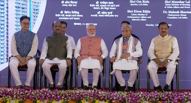 बाबा खड़क सिंह मार्ग पर 184 नए सांसद आवासों का लोकार्पण