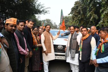 एनडीए की ऐतिहासिक विजय पर विजय रैली