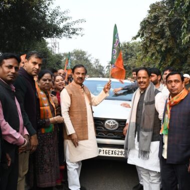 एनडीए की ऐतिहासिक विजय पर विजय रैली