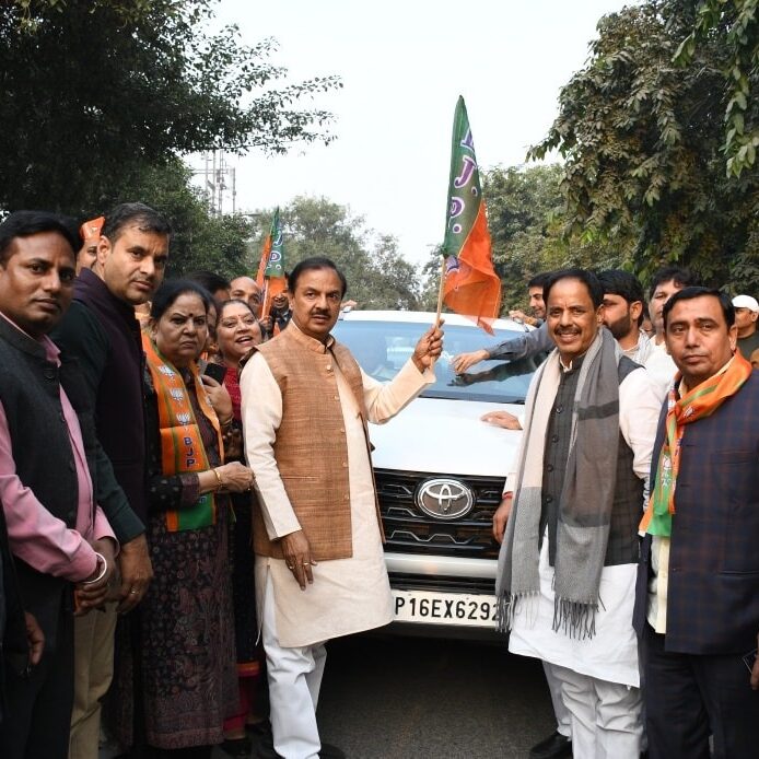 एनडीए की ऐतिहासिक विजय पर विजय रैली