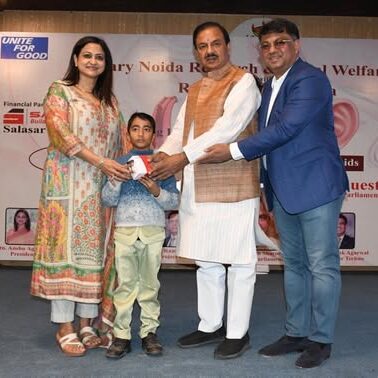 नोएडा में ‘उमंग’ पहल के तहत मुफ्त कान जांच एवं मशीन वितरण कार्यक्रम नोएडा में 'उमंग' पहल के तहत मुफ्त कान जांच एवं मशीन वितरण कार्यक्रम