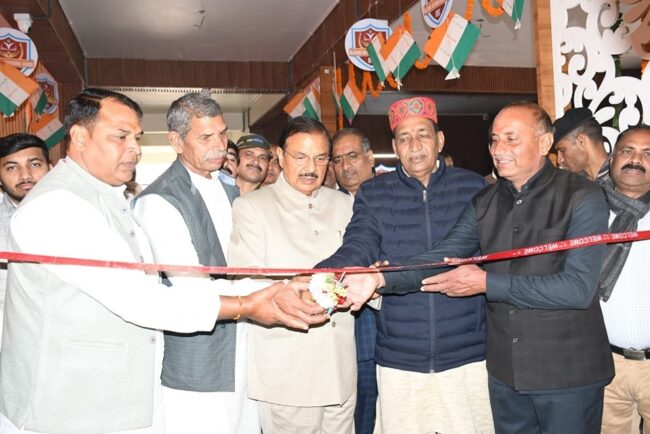 दादरी विधानसभा क्षेत्र के ग्राम पटवाड़ी में बजरंग इंटरनेशनल स्कूल उद्घाटन समारोह का दृश्य