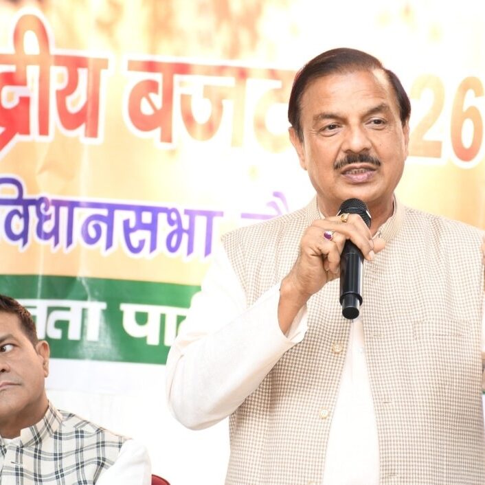 नोएडा सेक्टर-52 में केंद्रीय बजट 2026 चौपाल कार्यक्रम