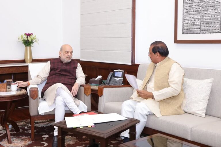 नई दिल्ली में गृह मंत्री अमित शाह जी से शिष्टाचार भेंट