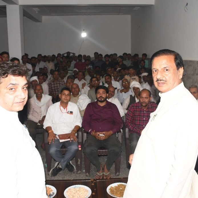 जेवर एयरपोर्ट उद्घाटन से पहले गोपालगढ़ और भगवन्तपुर में जनसंपर्क