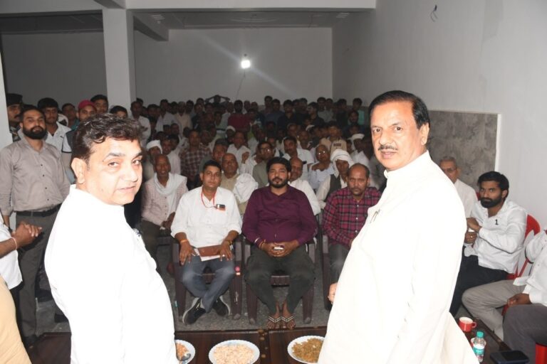 जेवर एयरपोर्ट उद्घाटन से पहले गोपालगढ़ और भगवन्तपुर में जनसंपर्क