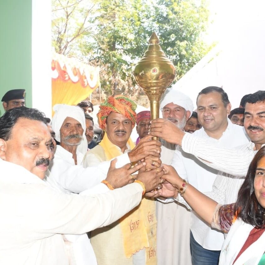 रामगढ़ी, फिरोजपुर और अहरौली में जेवर एयरपोर्ट उद्घाटन से पहले जनसंपर्क