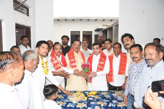 साहबनगर, शमशमनगर और पूरन नगर में जनसंपर्क कार्यक्रम