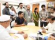 नोएडा सेक्टर-27 कैंप कार्यालय में जनसुनवाई के दौरान क्षेत्रवासियों की समस्याएं सुनते हुए