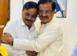 नोएडा कैंप कार्यालय में बुलंदशहर बार एसोसिएशन के अध्यक्ष एडवोकेट रविन्द्र शर्मा से भेंट का दृश्य