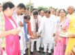नोएडा स्टेडियम में सनातन धर्म रामलीला के भूमि पूजन कार्यक्रम में पंकज सिंह जी के साथ सहभागिता का दृश्य