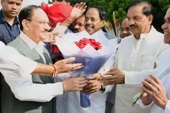 डीएनडी पर ग्रेटर नोएडा एक्सपो मार्ट आगमन के अवसर पर केंद्रीय मंत्री जेपी नड्डा जी का पार्टी पदाधिकारियों एवं कार्यकर्ताओं के साथ स्वागत एवं अभिनंदन
