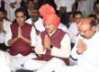 नोएडा स्टेडियम में सनातन धर्म रामलीला समिति द्वारा आयोजित रामलीला मंचन के शुभारंभ पर विधायक श्री पंकज सिंह जी के साथ गणेश पूजन